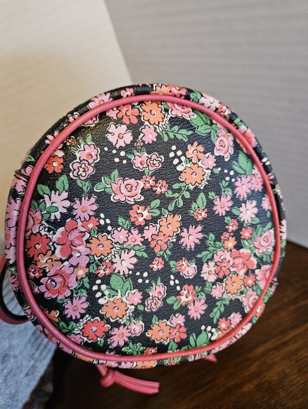 Coach Petal Wristlet /Bucket Bag Posey Cluster Floral Print F57604 - Picture 6 of 12